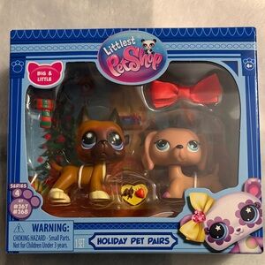 Littlest Pet Shop Holiday Series 4 Great Dane and Dachshund
